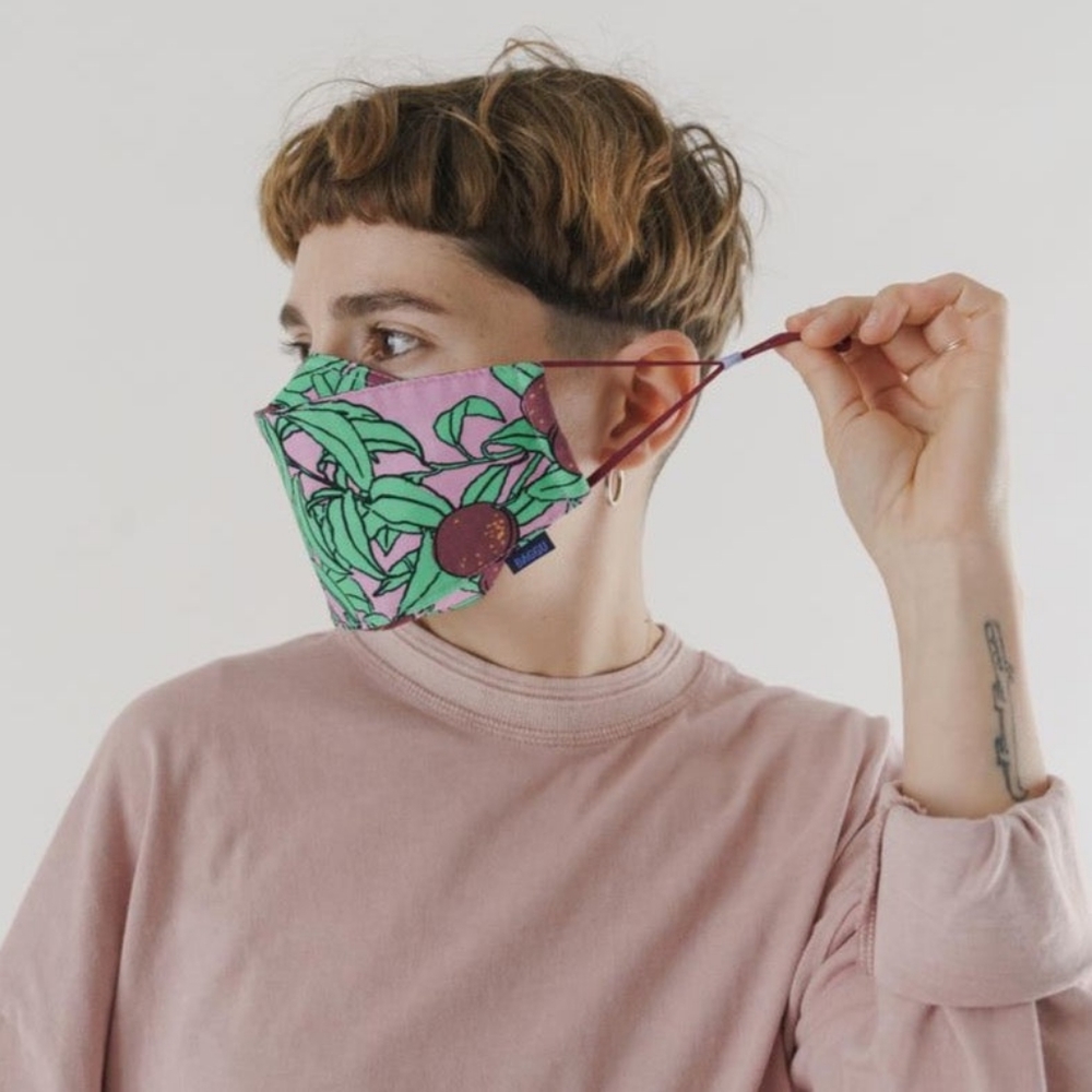 New Baggu Plum Face Mask